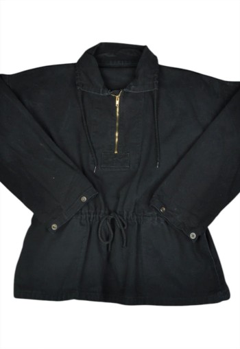 Vintage American Apparel Pullover Jacket Black Ladies Medium