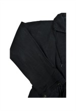 Vintage American Apparel Pullover Jacket Black Ladies Medium