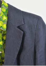 Vintage 00s linen blazer jacket