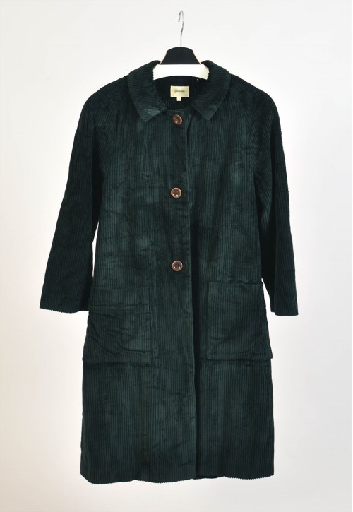 Vintage 90s corduroy coat in green