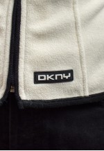 fleece jacket vintage zip up ski top women size L