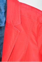 Vintage 00s red velvet blazer jacket