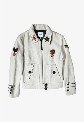 Vintage Y2K Women's Wool Blend Military Jacket