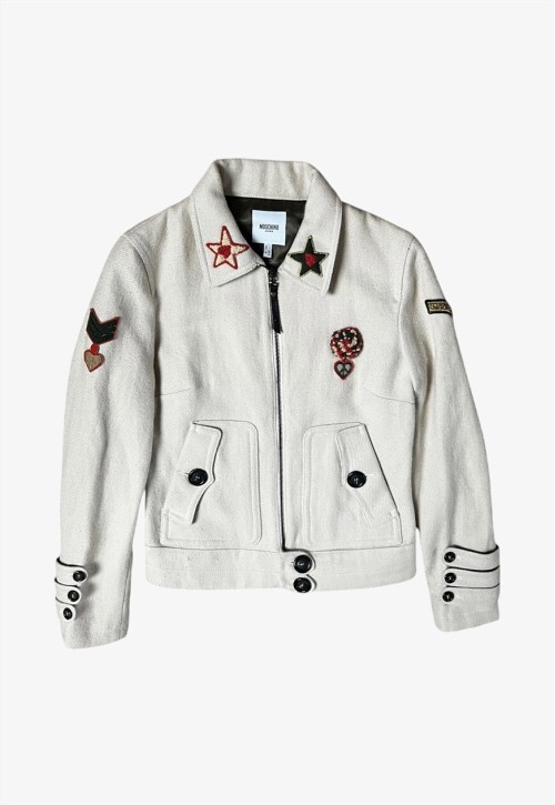 Vintage Y2K Women's Wool Blend Military Jacket