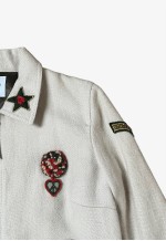 Vintage Y2K Women's Wool Blend Military Jacket