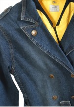 Vintage 00's double breasted denim coat